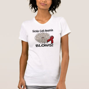 Sickle Cell Anemia Blows Awareness Design T-Shirt