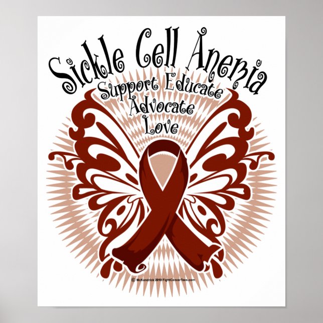 Sickle Cell Anemia Butterfly 3 Poster (Front)