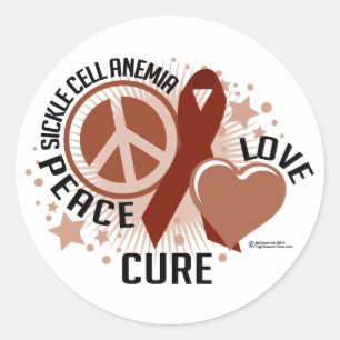 Sickle Cell Anemia PLC Classic Round Sticker