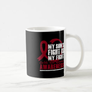 Sickle Cell Anemia Scd Warrior Burgundy Awareness Coffee Mug