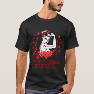 Sickle Cell Anemia Warrior For Women Men T-Shirt