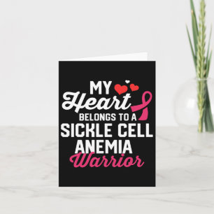 Sickle Cell Anemia Warrior Survivor Support Awaren Card