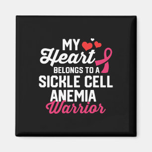 Sickle Cell Anemia Warrior Survivor Support Awaren Magnet