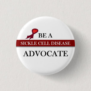 Sickle Cell Awareness 1 Inch Round Button