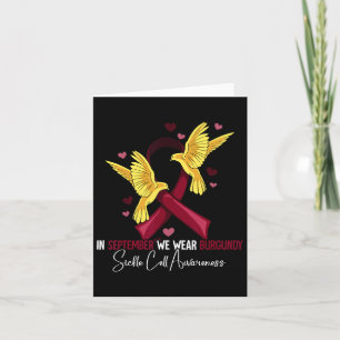 Sickle Cell Awareness Month 6 Card