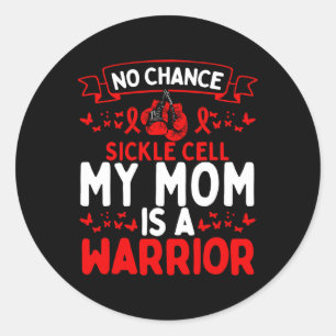 Sickle Cell Awareness Movement My Mom Is A Warrior Classic Round Sticker