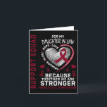 Sickle Cell Awareness Shirt Daughter In Law Group  Card<br><div class="desc">Sickle Cell Awareness Shirt Daughter In Law Group Shirts</div>