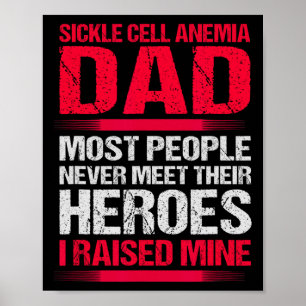 Sickle Cell Awareness Support Sickle Cell Anemia D Poster