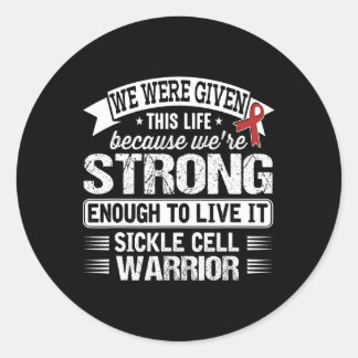 Sickle Cell Awareness T Shirt  Classic Round Sticker