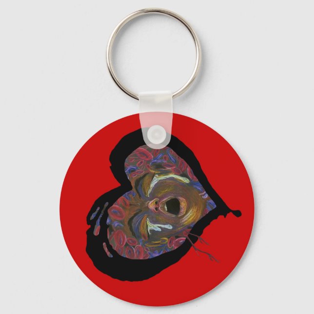 Sickle Cell Pain Awareness - Ten Redefined Keychain (Front)