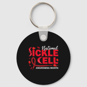 Sickle Cell Warrior Gift For Sickle Cell Awareness Keychain
