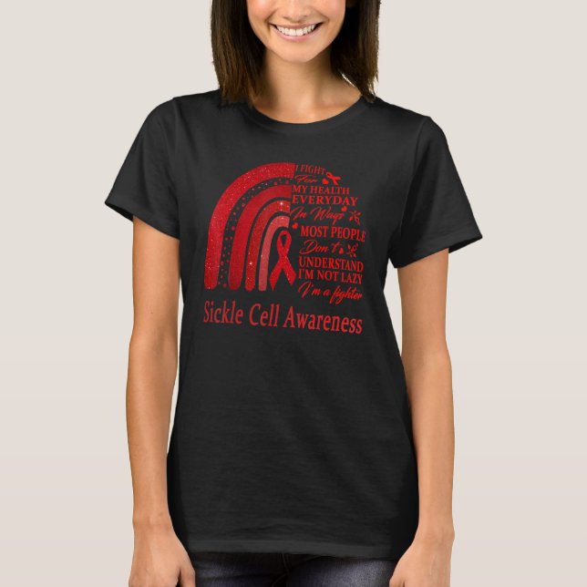Sickle Cell Warrior Sickle Cell Awareness 5 T-Shirt (Front)