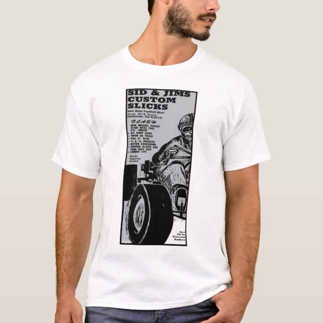 Sid & Jims Racing Slicks T-Shirt (Front)