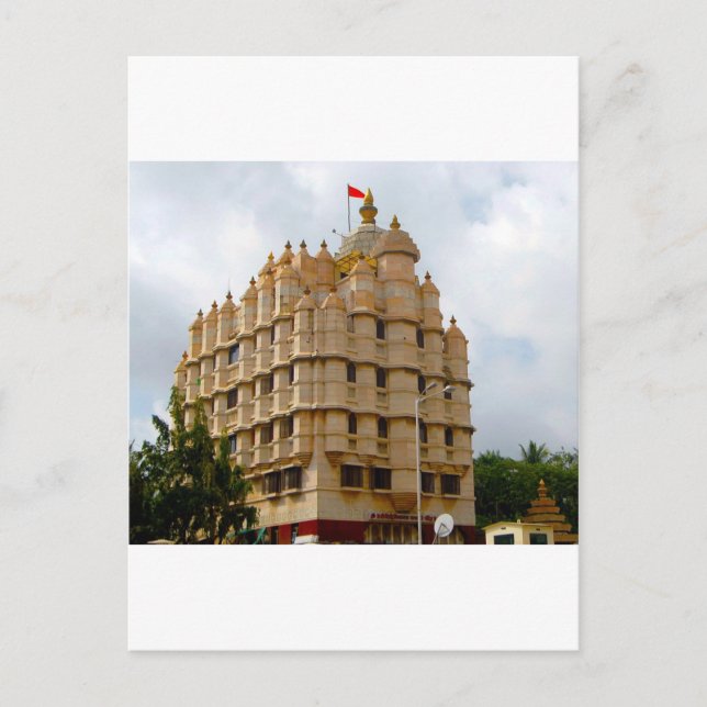 SIDDHIVINAYAK TEMPLE MUMBAI INDIA POSTCARD (Front)
