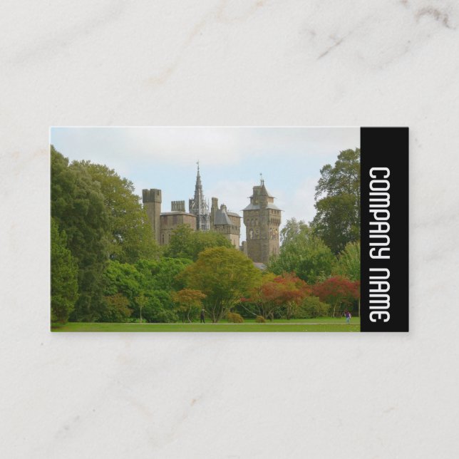 Side Band - Cardiff Castle Business Card (Front)