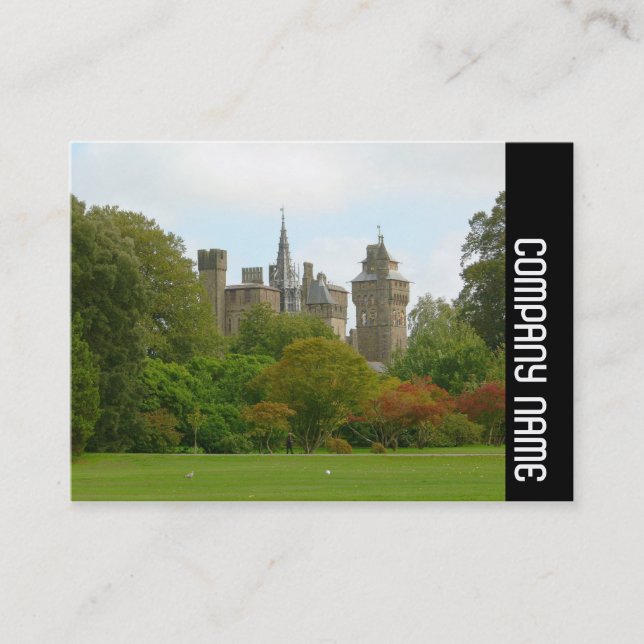 Side Band - Cardiff Castle Business Card (Front)