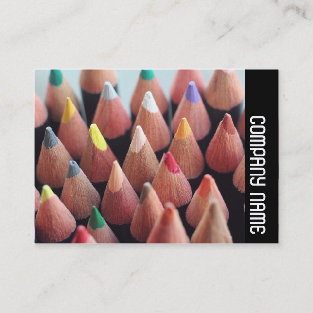 Side Band - Colour Pencils Business Card (Front)