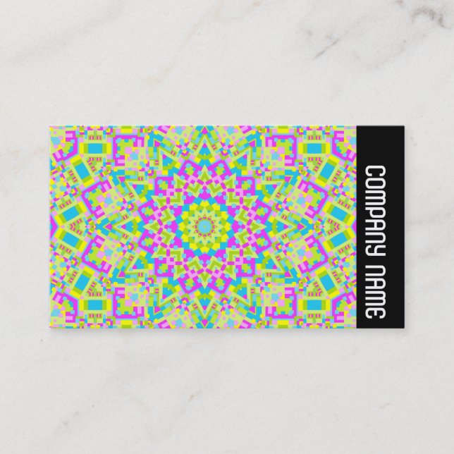 Side Band - Colourful Kaleidoscope 02 Business Card (Front)