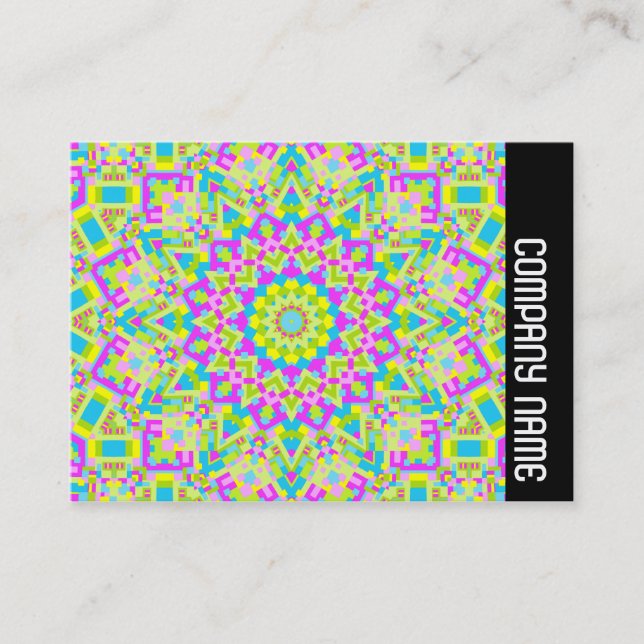 Side Band - Colourful Kaleidoscope 02 Business Card (Front)