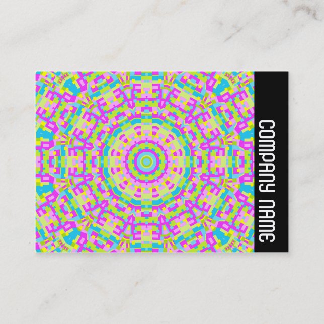 Side Band - Colourful Kaleidoscope 03 Business Card (Front)