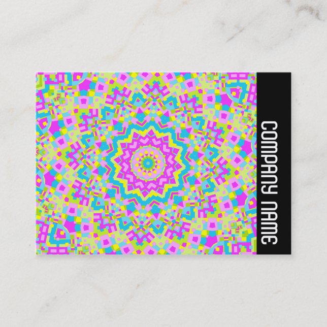 Side Band - Colourful Kaleidoscope 04 Business Card (Front)