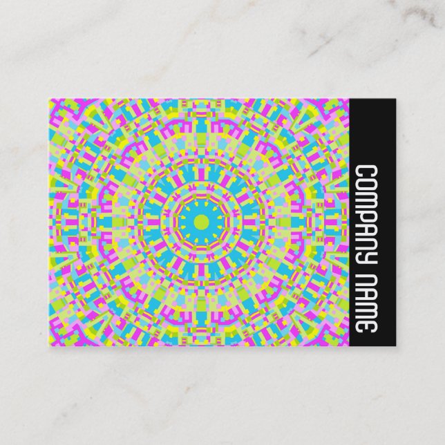 Side Band - Colourful Kaleidoscope 06 Business Card (Front)