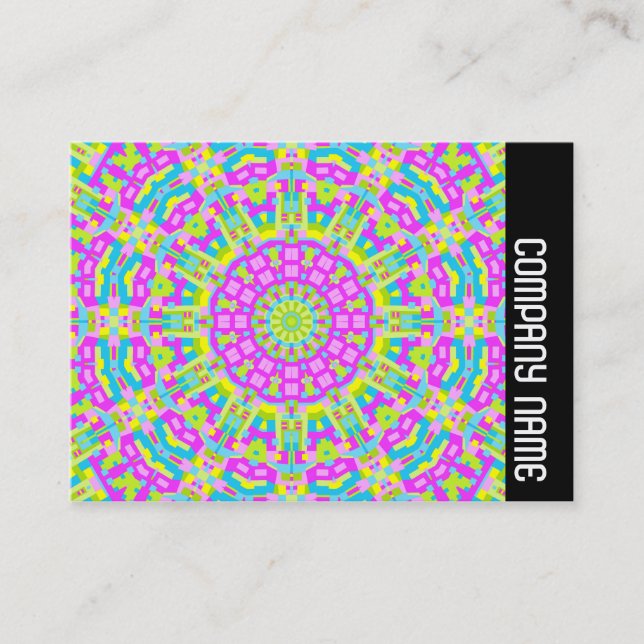 Side Band - Colourful Kaleidoscope Business Card (Front)