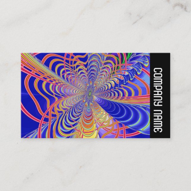 Side Band -  Fractal Abstract 061012d Business Card (Front)