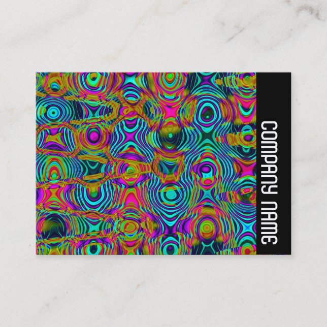 Side Band - Fractal Abstract 191111a Business Card (Front)
