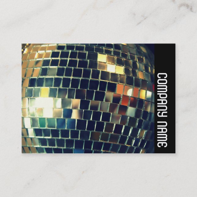 Side Band - Mirror Ball Business Card (Front)
