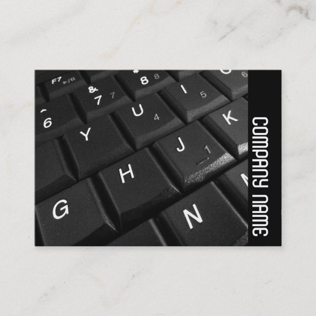Side Band - Notebook Keyboard 02 Business Card (Front)