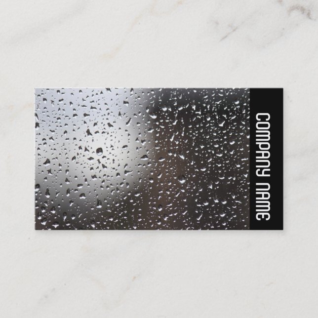Side Band - Rain on a Window Business Card (Front)