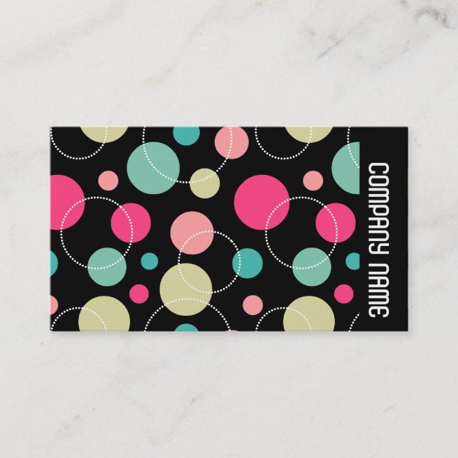 Side Band - Spots & Circles 150816 Business Card (Front)