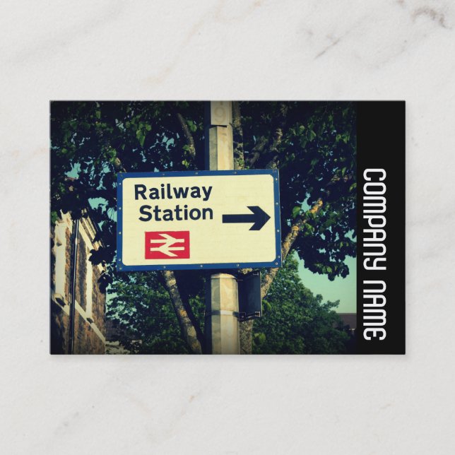 Side Band - Station Sign Business Card (Front)