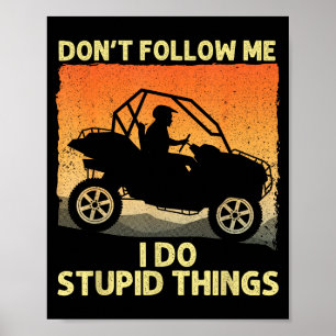 Side-by-side Design For Men Women Utv Atv Sxs Off  Poster