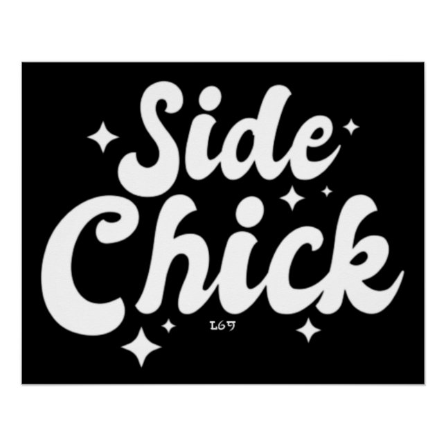 SIDE CHICK funny thanksgiving Poster (Front)