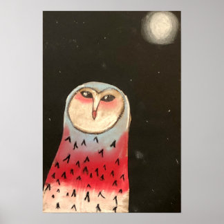 Side-Eye Owl Poster