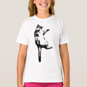 Side-Gaze Tabby, Bold Lines T-Shirt