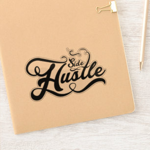 Side Hustle Black Clear