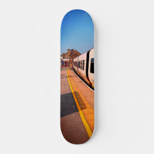 Side of a train skateboard