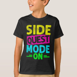 Side Quest Mode On Funny Rave Edm Festival Gamer T-Shirt