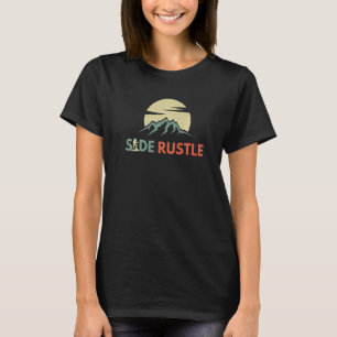 Side Rustle Mountain Hiking For Men T-Shirt