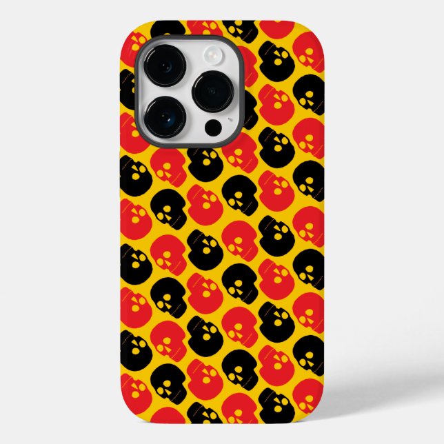 Side Skulls Pattern Case-Mate iPhone Case (Back)