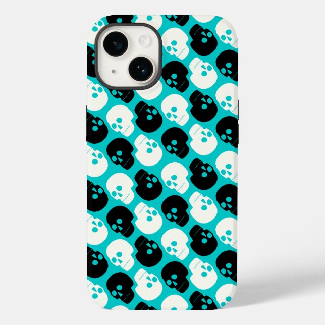 Side Skulls Pattern Case-Mate iPhone Case (Back)