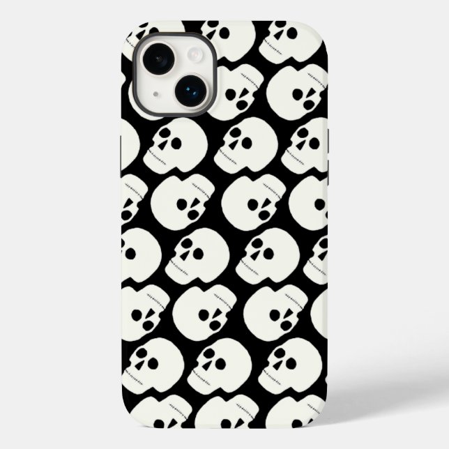 Side Skulls Pattern Case-Mate iPhone Case (Back)