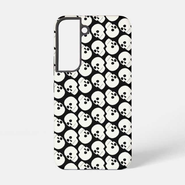 Side Skulls Pattern Samsung Galaxy S22 Case (Back)