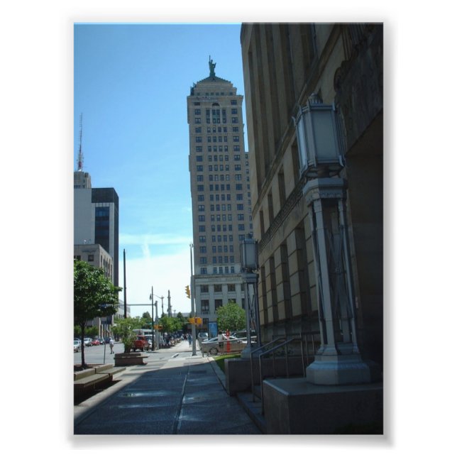 Side View of the Liberty Building in Buffalo NY Photo Print (Front)