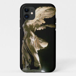 Side view of the Victory of Samothrace (Parian mar iPhone 11 Case