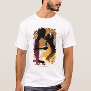 Side view of young couple standing in beach T-Shirt