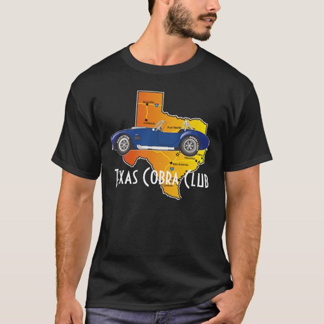 Side View, Texas Cobra Club with state T-Shirt (Front)